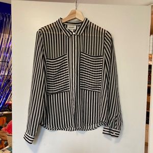 Monki Sheer Shirt